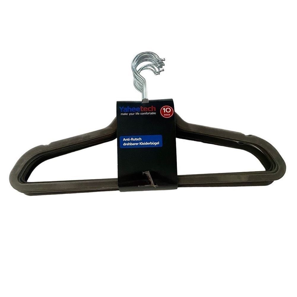 NEW Set 10 Gray Velvet Slim Clothes Hangers
